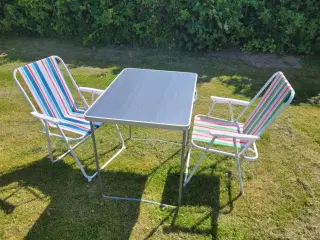 Camping bord sæt 