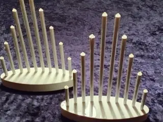 2 stk 10 armet LED julelysestage m/varmt hvidt lys