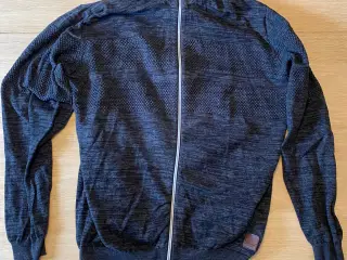 Shine Original Cardigan med lynlås grå/sort XXL