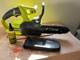Ryobi motorsav næsten ny