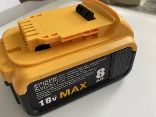 18v lithium 8ah batteri