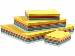 Forårskarton Ass. Farver, 180 g, 1500 ark, A3-A6