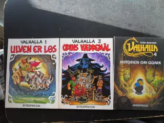 valhalla nr. 1,3,4 alle i 1 oplag