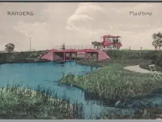 Randers - Fladbro - Postkort - Ubrugt