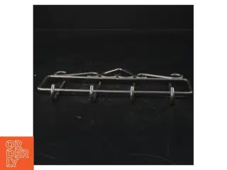 Metalknagerække med 4 kroge (str. 21x11 cm)