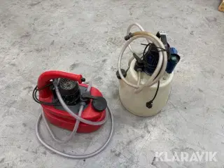 Skyllepumper 2 styk RIDGID DP-13 og CB 30