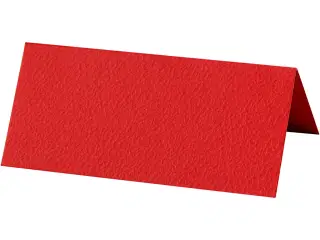 Bordkort, str. 9x4 cm, 220 g, rød, 10stk./ 1 pk.