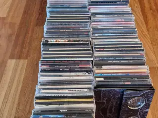 Kasse med blandede Cd'er 