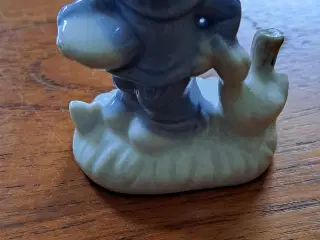 Pige med gås i porcelæn 