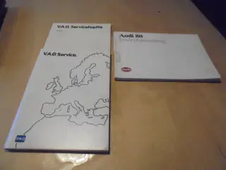 Instruktionsbog til Audi 80 - 1986