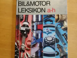 Bil og motor leksikon 4 stk.