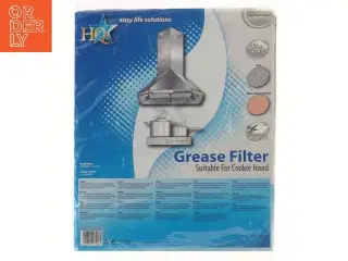 Universal fedtfilter til emhætte fra HQ (str. 114x47 cm)
