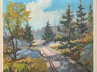 Svend Nielsen maleri: "Bornholm"