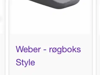 Weber original grill røgsæt 