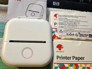 Printer til mobil lyserød