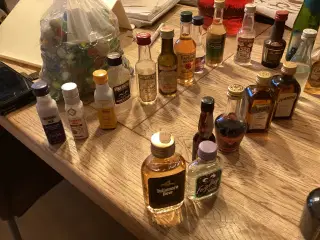 Små spiritus flasker 