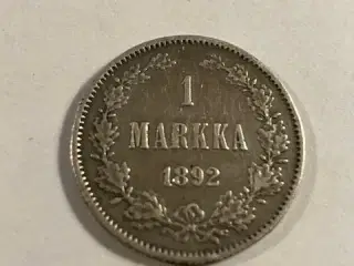 1 Markka 1892 Finland