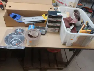 Div. Slibepapir, klinger og save