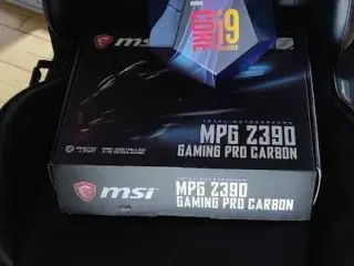 Intel i9 9900k + MSI Z390 bundkort 