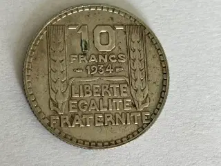 10 Francs France 1934