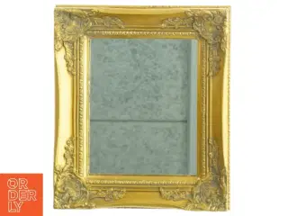 Spejl I forgyldt ramme (str. 35,5 x. 30,5 cm)