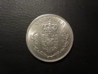 Danmark 5 kroner 1963 rest af møntskær