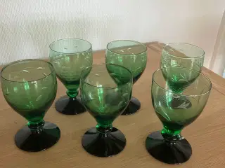Hvidvinsglas grønne