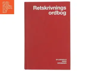 Gyldendals Røde Ordbøger - Retskrivningsordbog fra Gyldendal