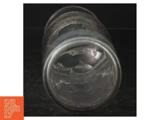Glasbeholder med låg (str. Ø 9 cm. længde. 20 cm)
