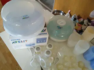 Avent naturally Sutteflasker + andet tilbehør