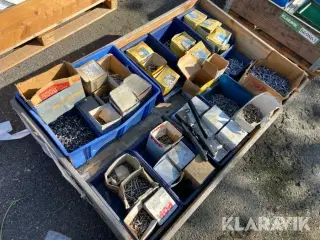 Assorterede skruer og bolte - 1 palle