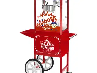  Popcornmaskine med vogn USA 88 L – 1600 W – rød