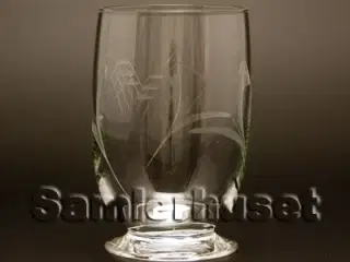 Bygholm Vandglas. H:90 mm.