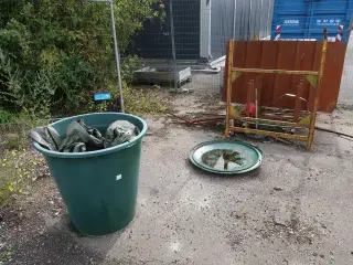 Stativ samt spand