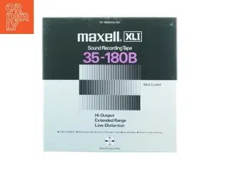 Maxell XLI 35-180B Studie Audio Tape (str. 28 x 28 x 2 cm)