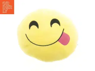 Gul smiley pude (str. 33 x 30 cm)