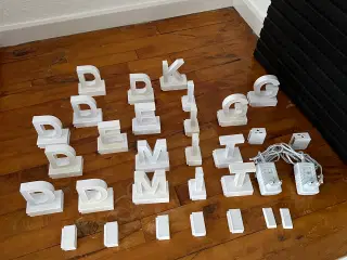 Led bogstaver med lys