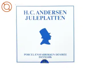 HC Andersen juleplatte fra Porcelænsfabrikken Desirée (str. 19 cm)