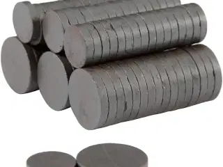 Magnet, diam. 14+20 mm, tykkelse 3 mm, 2x250stk./ 1 pk.