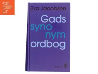Gads synonymordbog af Eva Jacobsen (f. 1912) (Bog)