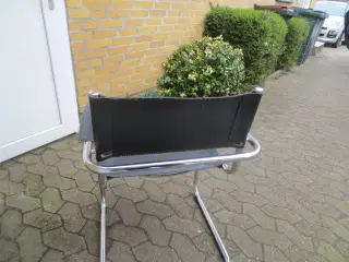 1 stk Barberstol med sort læder