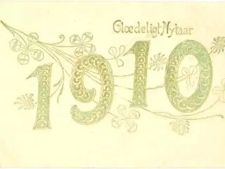 Nytårskort 1910