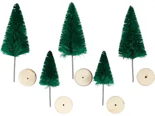 Grantræer til Julelandskaber, 5 stk. - 40+60 mm