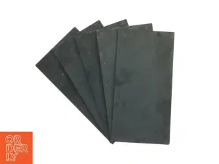 Sæt med 5 skiferplader (str. 30 x 15 cm. 5 styk)