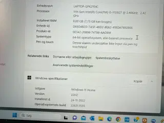 Nedsat HP 15-DW3426NO 15,6" BÆRBAR COMPUTER 