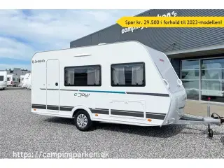 2022 - Dethleffs C'joy 420 QSH   Danmarks billigste c'joy 420 QSH - spar kr. 29.500 i forhold til tilsvarende 2023-model!