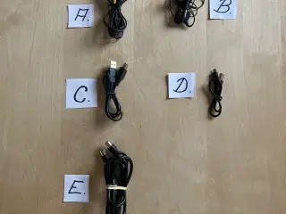 Oprydningssalg - forsk. elektronik kabler