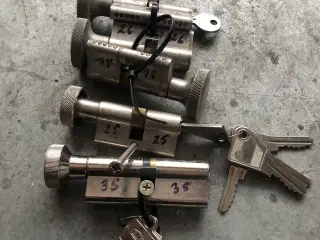 Cylindere til dørlåse