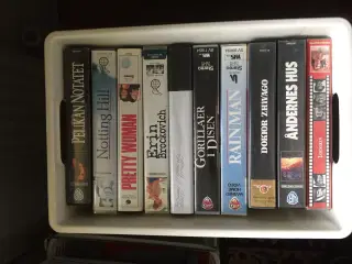 Blandede VHS film