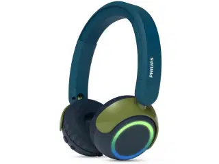 Trådløse hovedtelefoner Philips TAK4200CT/00 - børnemodel, blå/grøn